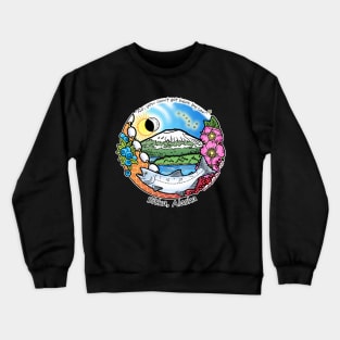 Sitka is on an Island Crewneck Sweatshirt